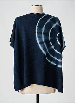 Poncho coupe ample bleu FIVE femme