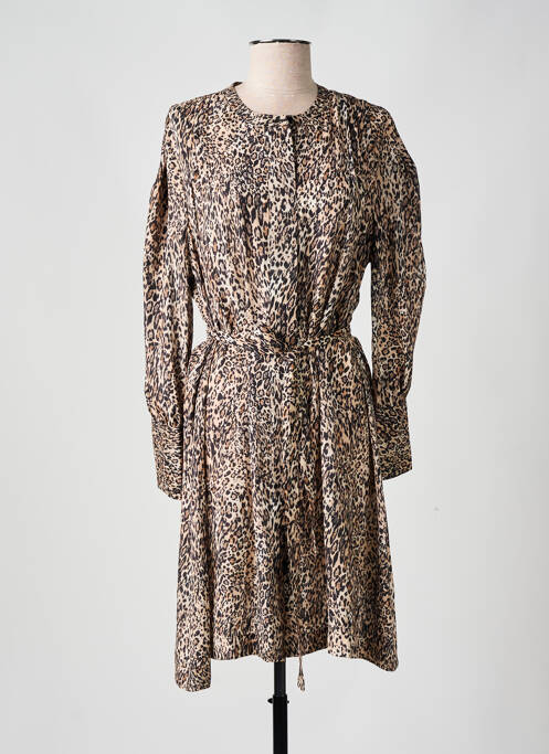 Robe mi-longue marron KOCCA pour femme