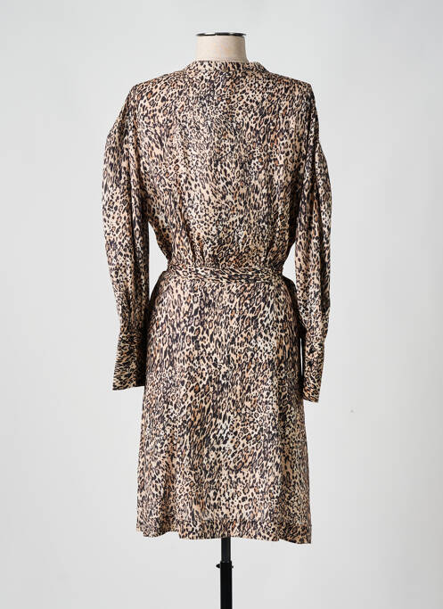 Robe mi-longue marron KOCCA pour femme