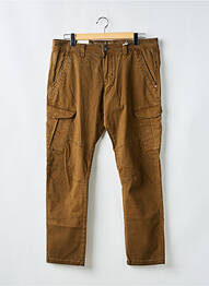 Pantalon cargo coupe droite taille normale marron TIMEZONE homme