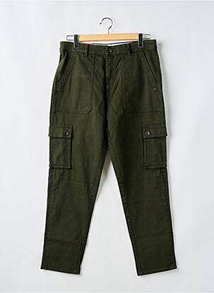 Pantalon cargo taille élastique taille normale vert PULL IN homme