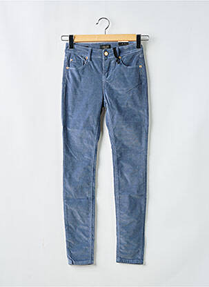 Pantalon droit stretch bleu GAUDI femme