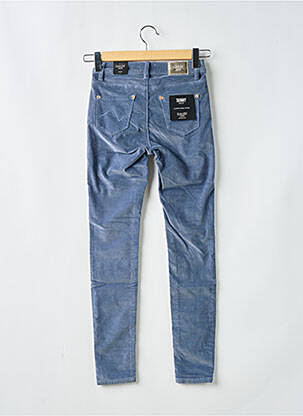 Pantalon droit stretch bleu GAUDI femme