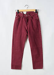 Jeans coupe droite rouge LEVIS pour femme seconde vue