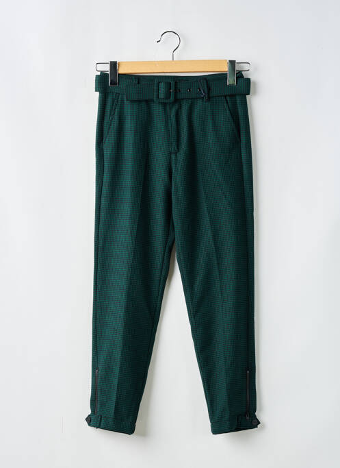Pantalon droit vert FREEMAN T.PORTER pour femme