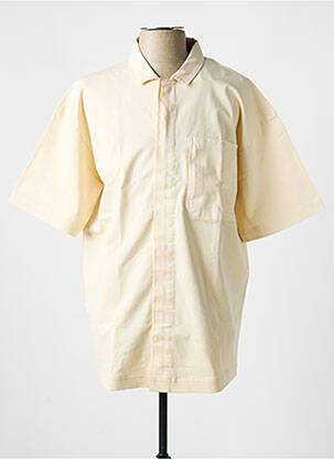Chemise manches courtes coupe droite beige PULL IN homme