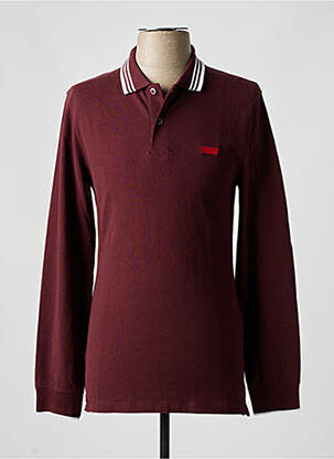 Polo manches longues manches longues rouge LEVI'S homme