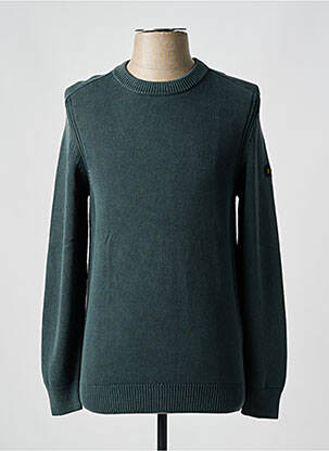 Pull col rond manches longues vert NO EXCESS homme