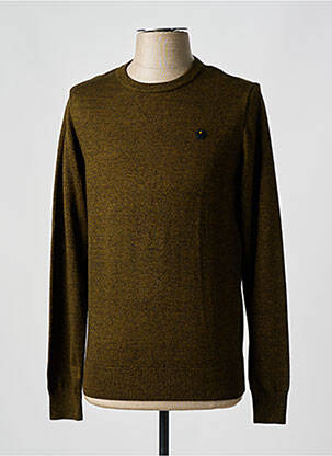 Pull col rond manches longues vert NO EXCESS homme