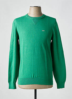 Pull col rond manches longues vert LEVI'S homme