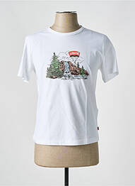 T-shirt coupe droite manches courtes blanc LEVIS homme