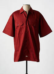 Chemise manches courtes marron DICKIES pour homme seconde vue