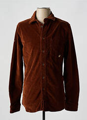 Chemise manches longues marron PULL IN pour homme seconde vue