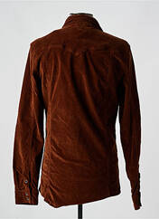Chemise manches longues marron PULL IN pour homme seconde vue