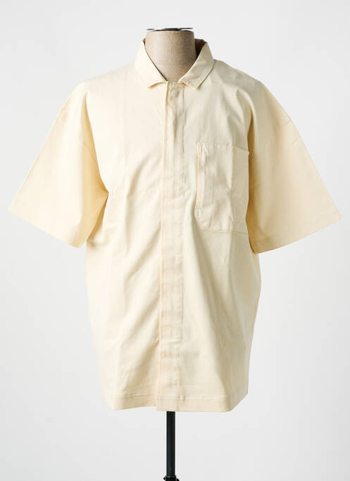 Chemise manches courtes beige PULL IN pour homme