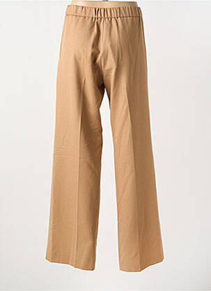 Pantalon flare taille élastique beige KOCCA femme