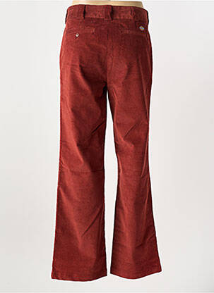 Pantalon droit fermeture zippée sous rabat avec crochet orange DICKIES homme