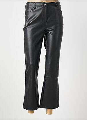 Pantalon 7/8 taille élastique noir KOCCA femme