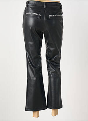 Pantalon 7/8 taille élastique noir KOCCA femme
