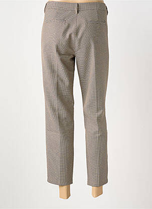 Pantalon 7/8 fermeture zippée sous rabat boutonné beige FREEMAN T.PORTER femme