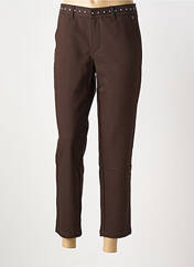 Pantalon 7/8 marron FREEMAN T.PORTER pour femme seconde vue