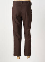 Pantalon 7/8 marron FREEMAN T.PORTER pour femme seconde vue