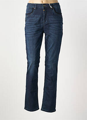 Pantalon slim bleu TIMEZONE pour femme