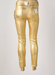 Pantalon slim or BSB pour femme seconde vue
