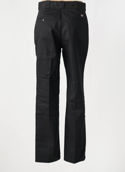 Pantalon droit fermeture zippée sous rabat avec crochet noir DICKIES homme