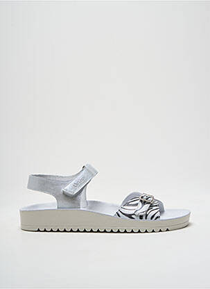 Sandales/nu pieds type de semelle anatomique bout ouvert argent KICKERS fille