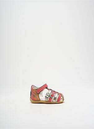 Sandales/nu pieds bout rond bout rond rose KICKERS fille
