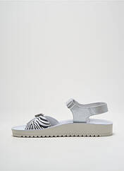 Sandales/Nu pieds argent KICKERS pour fille seconde vue