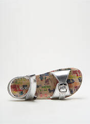 Sandales/Nu pieds argent KICKERS pour fille seconde vue