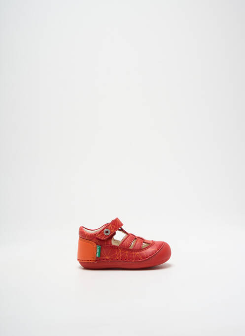Sandales/Nu pieds rouge KICKERS pour garçon