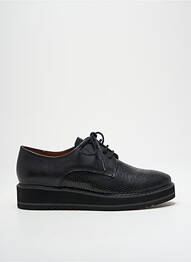 Derbies tissage satiné talon de 4 à 6cm noir EMILIE KARSTON femme