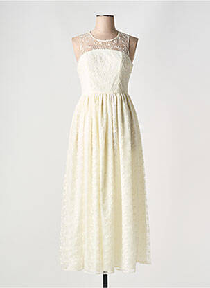 Robe longue sans manche sans manche beige MOLLY BRACKEN femme