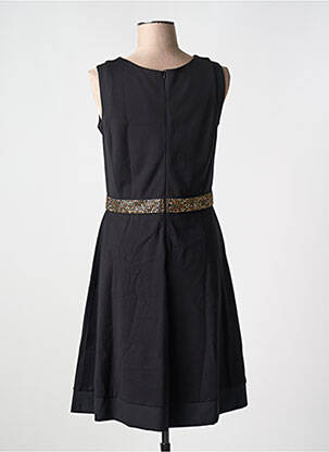Robe mi-longue sans manche sans manche noir NIZA femme