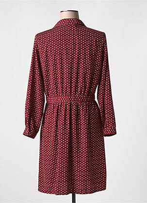 Robe courte manches longues manches longues rouge SWEED femme