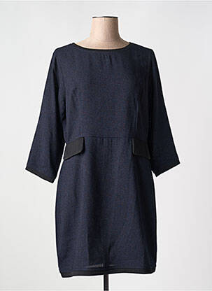 Robe courte manches 3/4 manches 3/4 bleu MOLLY BRACKEN femme
