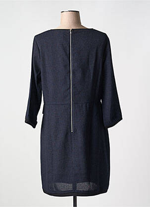 Robe courte manches 3/4 manches 3/4 bleu MOLLY BRACKEN femme