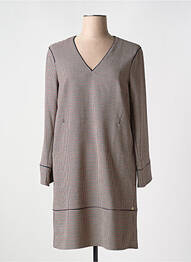 Robe courte manches longues manches longues beige PENNYBLACK femme