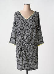 Robe courte noir LEENOY pour femme seconde vue