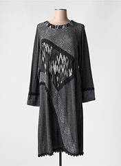 Robe mi-longue gris MARILU pour femme seconde vue