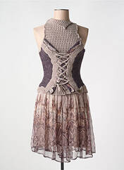 Robe mi-longue gris SONIA GONNELLI pour femme seconde vue