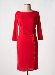 Robe mi-longue rouge LILOO pour femme seconde vue