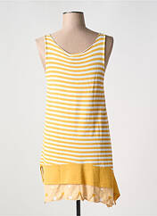 Tunique sans manche jaune CREA CONCEPT pour femme seconde vue