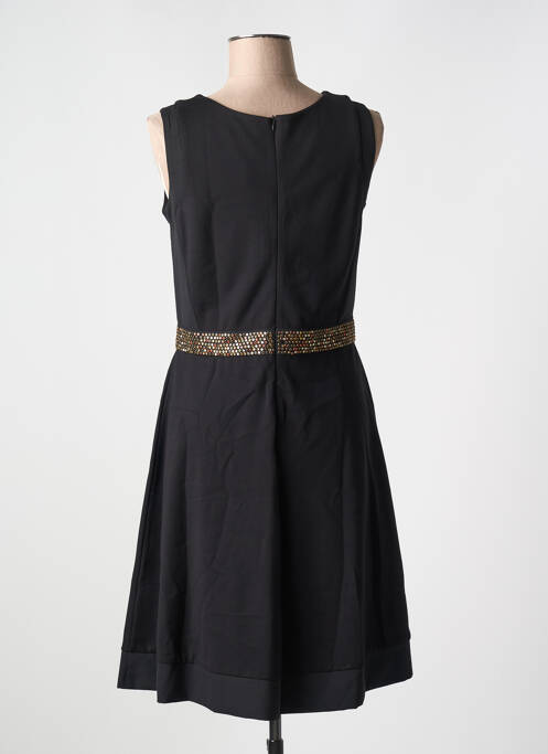 Robe mi-longue sans manche sans manche noir NIZA femme