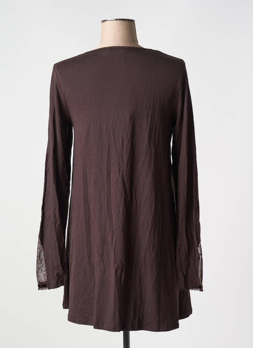 Robe courte marron MYRINE pour femme