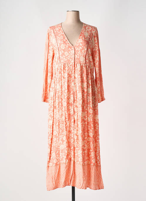 Robe longue rose CHERRY PARIS pour femme