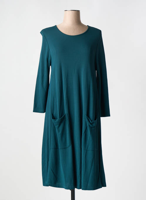 Robe longue vert LA FEE MARABOUTEE pour femme